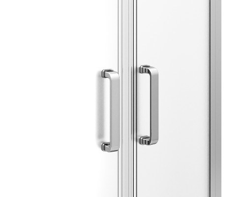 Душевой уголок Ambassador Royal 90x90 18015106 профиль Хром стекло белое с рисунком