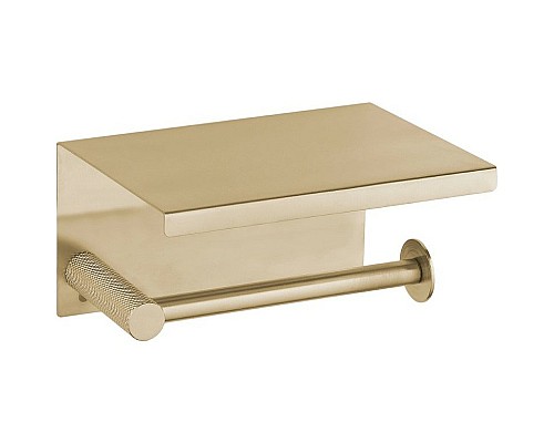 Держатель туалетной бумаги Boheme Uno 10971-MG Золото матовое