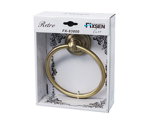Полотенцедержатель FIXSEN Retro кольцо FX-83811
