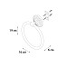 Полотенцедержатель FIXSEN Retro кольцо FX-83811
