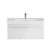 Тумба Kerama Marazzi MODULA подвесная 100 с ящиком 1+1, белая глянцевая