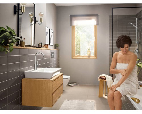 Смеситель для раковины Hansgrohe Rebris E Хром