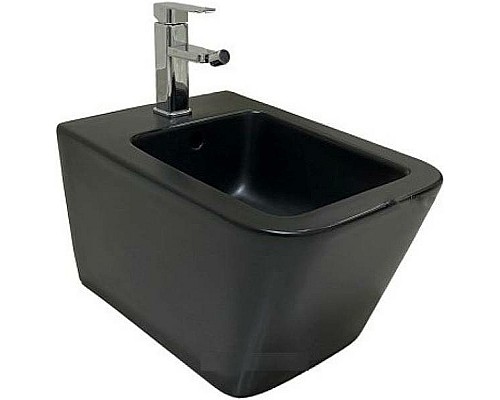 Биде CeramaLux NS5370-18 подвесное Черное глянцевое