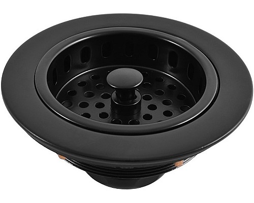 Донный клапан Rav Slezak MD0819CMAT Черный матовый