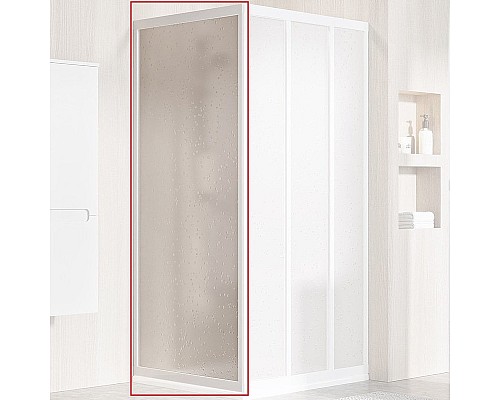 Душевая стенка Ravak Supernova APSS-90 940701R211 профиль Белый витраж пластик Pearl