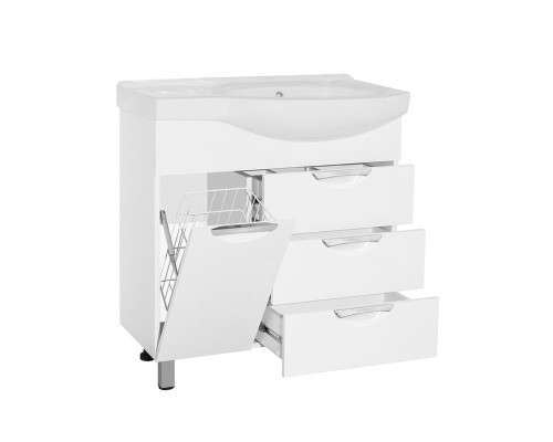 Тумба под раковину Style Line Жасмин 82 ЛС-00000526 левая