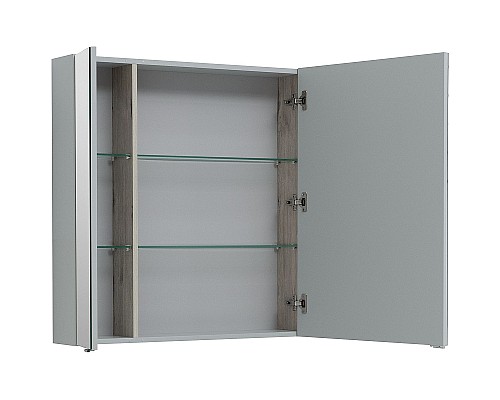 Зеркальный шкаф Aquanet Алвита New 100 277544 Серый матовый