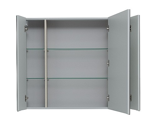 Зеркальный шкаф Aquanet Алвита New 100 277544 Серый матовый