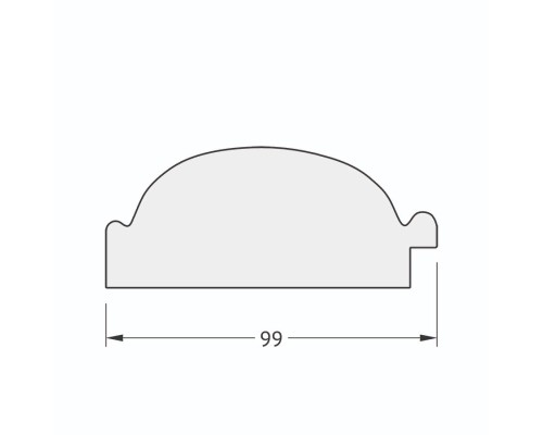 Зеркало Evoform Exclusive-G 161х79 BY 4287 с гравировкой в багетной раме - Византия бронза 99 мм