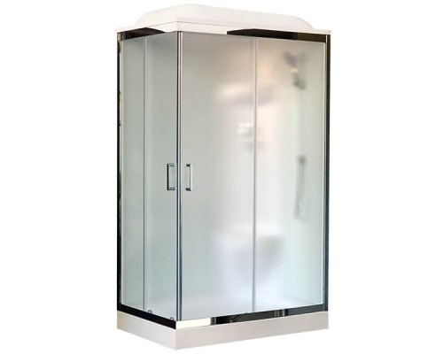 Душевая кабина Royal Bath HP 120х80 стекло матовое задняя стенка Белая