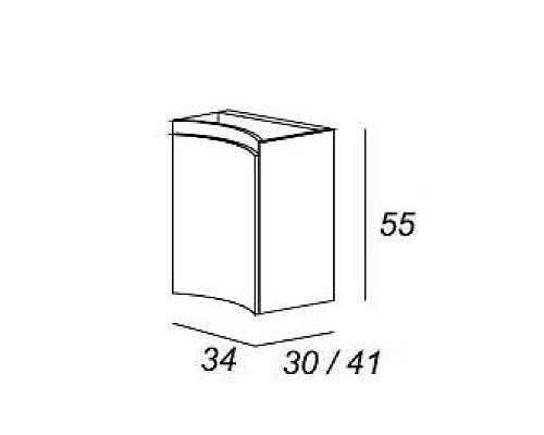 Шкафчик подвесной Cezares 54856 Шкафчик подвесной Cezares 54856