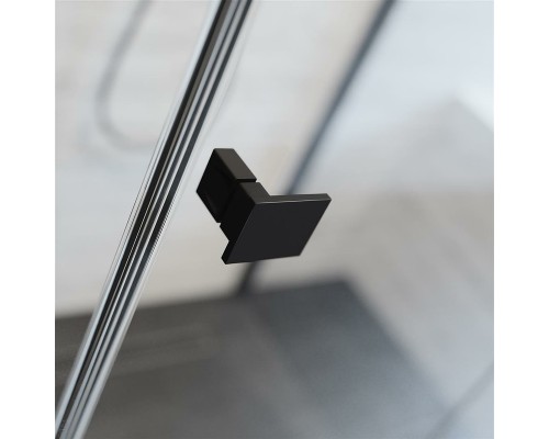 Душевая дверь Essenza New BLACK DWJ 90L 900x2000 Хром/прозрачное/6mm