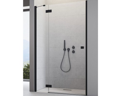 Душевая дверь Essenza New BLACK DWJ 90L 900x2000 Хром/прозрачное/6mm