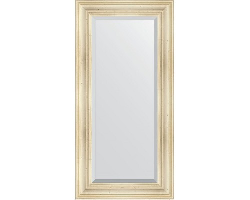 Зеркало Evoform Exclusive 119х59 BY 3497 с фацетом в багетной раме - Травленое серебро 99 мм