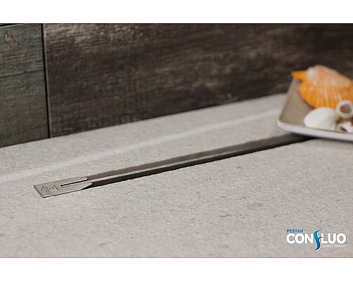 Душевой лоток Pestan Confluo Slim Line 950+ 13000303 с решеткой Хром матовый