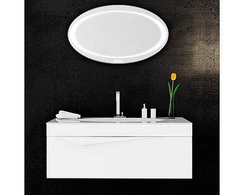 Тумба под раковину Clarberg Papyrus 120 PAP0112 подвесная Белая