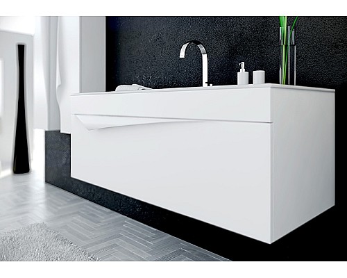 Тумба под раковину Clarberg Papyrus 120 PAP0112 подвесная Белая