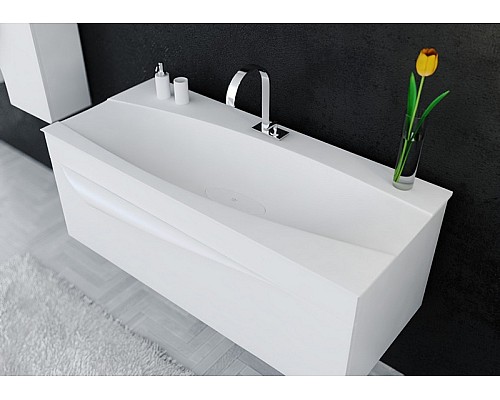 Тумба под раковину Clarberg Papyrus 120 PAP0112 подвесная Белая