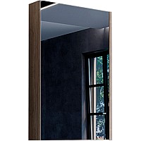 Зеркальный шкаф Comforty Порто 50 00-00009323 Дуб темно-коричневый