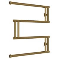 Полотенцесушитель водяной 600x600 состаренная бронза Сунержа High-Tech+ 05-4050-6060