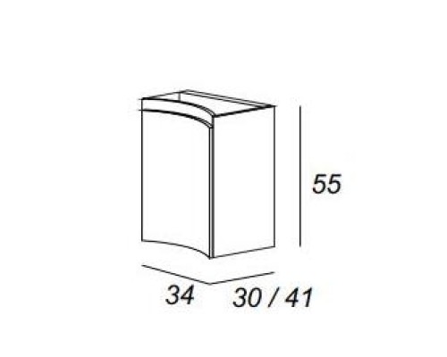 Шкафчик подвесной Cezares 44228