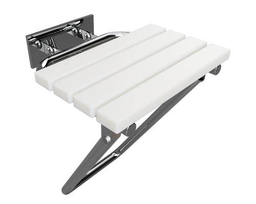 Сиденье для душа Bemeta Help 301207181 Белое Хром глянцевый