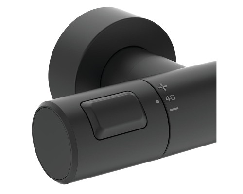 Душевая система Ideal Standard Ceratherm T25 A7545XG с термостатом Черная матовая