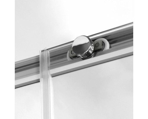 Душевая дверь Vincea Slim-U 120 VDS-2SU120CLB профиль Черный матовый стекло прозрачное