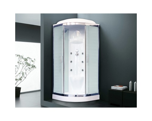 Душевая кабина Royal Bath НК 90x90 с гидромассажем стекло матовое