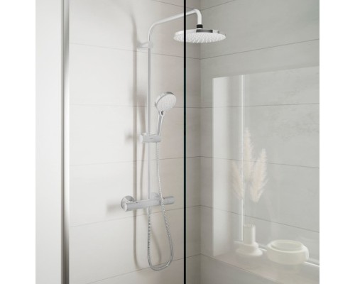 Душевая система Hansgrohe Vernis Shape Showerpipe с термостатом Хром