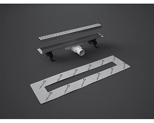 Душевой лоток Radaway RadаDrain 105 15L105A/5R105R с решеткой Rain