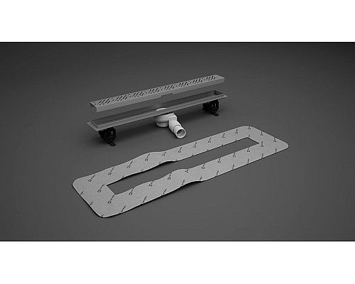 Душевой лоток Radaway RadаDrain 105 15L105A/5R105R с решеткой Rain