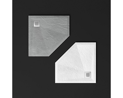 Душевой поддон из искусственного камня Vincea 100x100 VST-4SP1010W Белый матовый