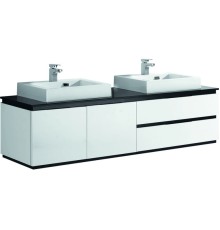 Тумба с раковиной Orans BC-6023-1800 Черный Белый