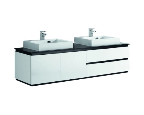 Тумба с раковиной Orans BC-6023-1800 Черный Белый