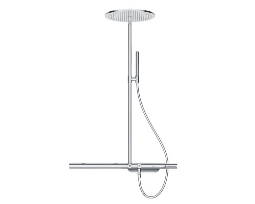 Душевая система Hansgrohe AXOR с термостатом хром