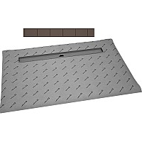 Душевая плита Radaway RadаDrain 119x79 5DLA1208A/5R095B с решеткой под плитку Basic