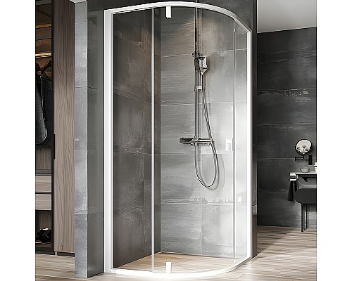 Душевой уголок Ravak Nexty NSKK3-100 100x100 3O6AA101Z1 профиль Белый стекло Transparent