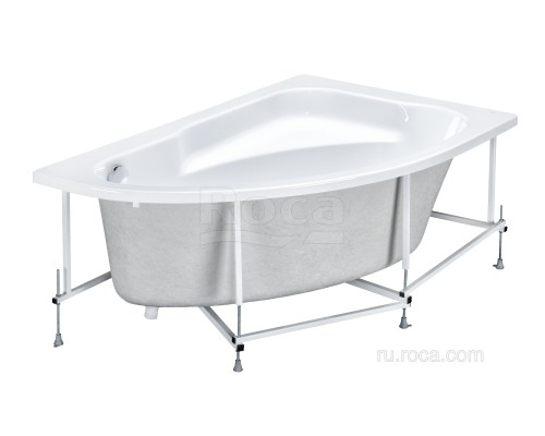 Акриловая ванна Roca Welna ZRU9302998 асимметричная белая 160x100 R