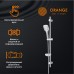 Комплект смесителей Orange Thermo с термостатом Хром
