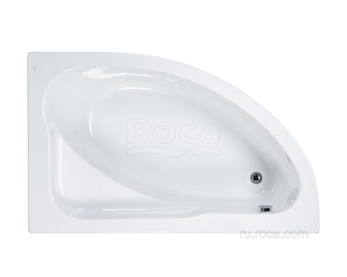 Акриловая ванна Roca Welna ZRU9302998 асимметричная белая 160x100 R