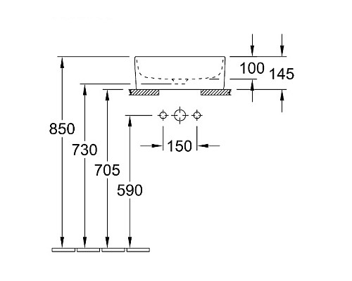 Раковина Villeroy&Boch Collaro 4A184001