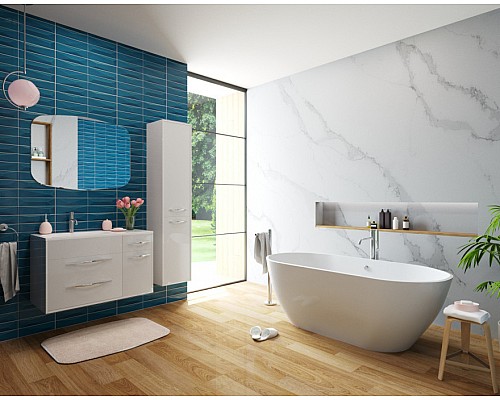 Ванна из искусственного камня Эстет Майами 1805х78