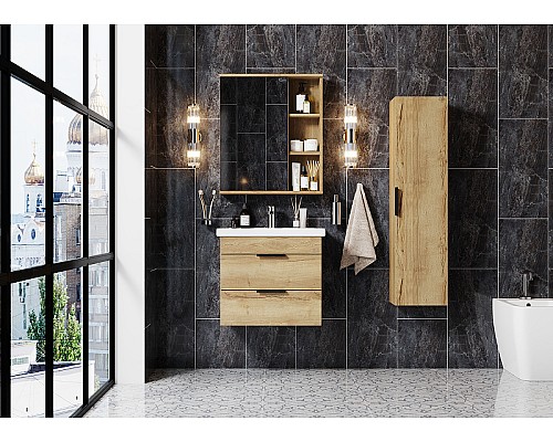 Тумба под раковину Onika Легран 60.13 106117 подвесная Дуб галифакс