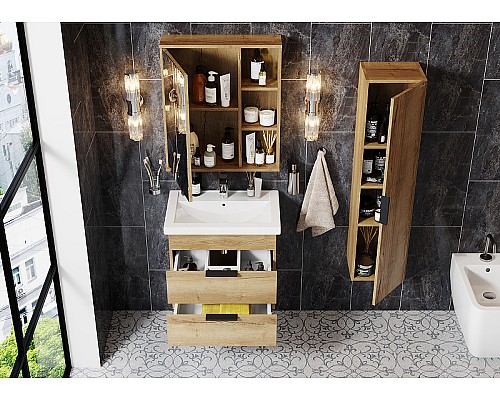 Тумба под раковину Onika Легран 60.13 106117 подвесная Дуб галифакс