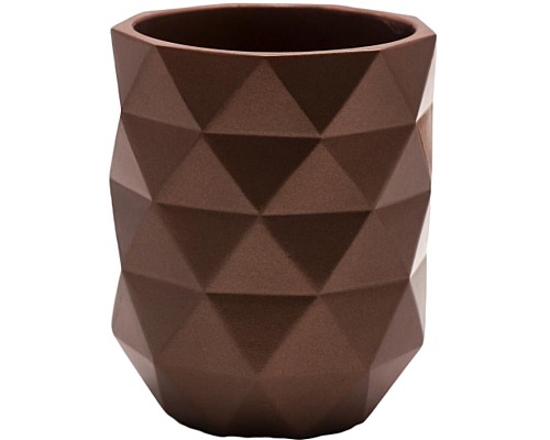 Стакан для зубных щеток Ridder Joyce 2165108 Коричневый металлик