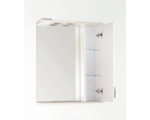 Зеркальный шкаф Style Line Олеандр-2 65 ЛС-00000202 рельеф пастель