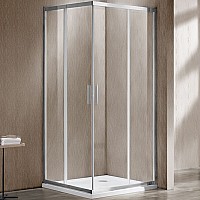 Душевой уголок Vincea Garda 120x110 VSS-1G1112CL профиль Хром стекло прозрачное