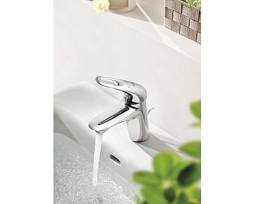 Смеситель Grohe для раковины со сливным гарнитуром 33558003