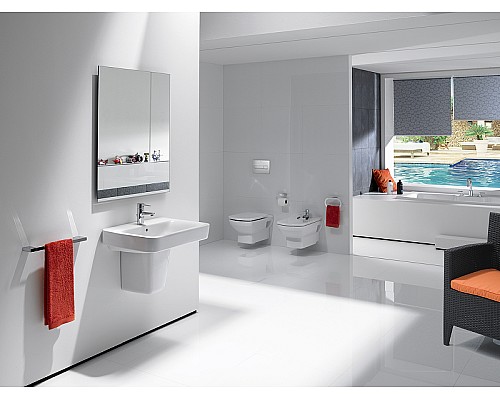 Комплект унитаза с инсталляцией Roca Dama Senso 893104680 с сиденьем Микролифт